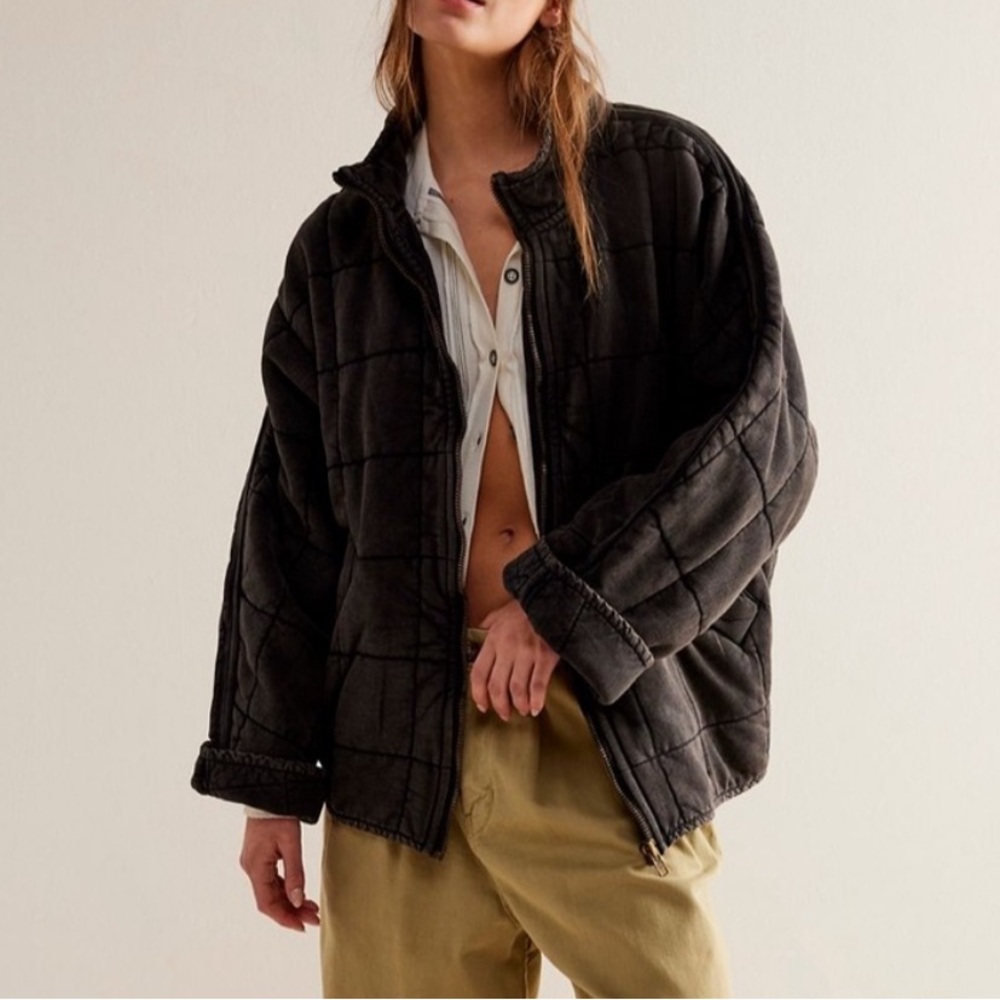 Free People Dolman Quilted Jacket